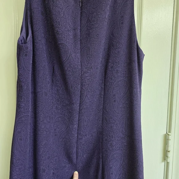 Purple Women's Dress with Jacket - Picture 8 of 14